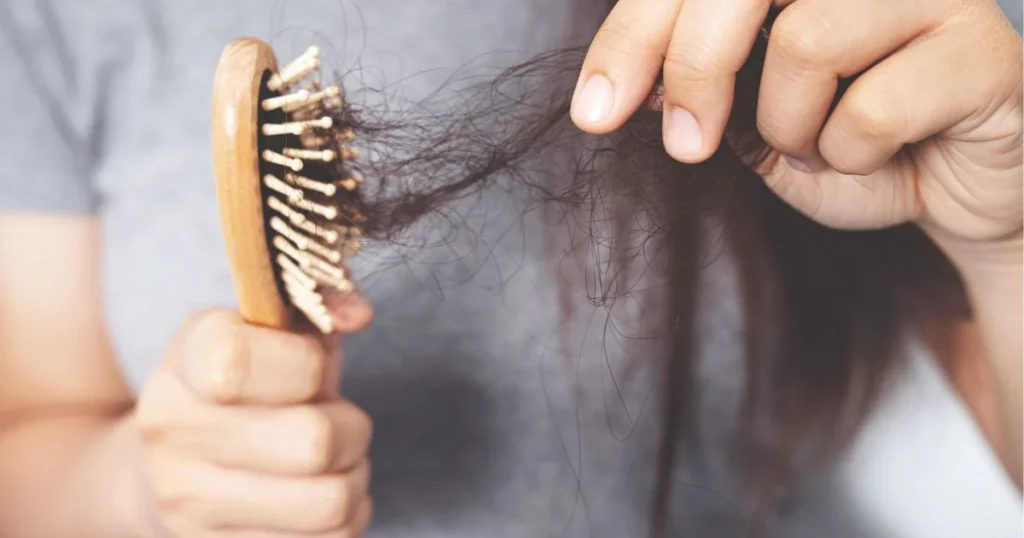 Thinning hair in women